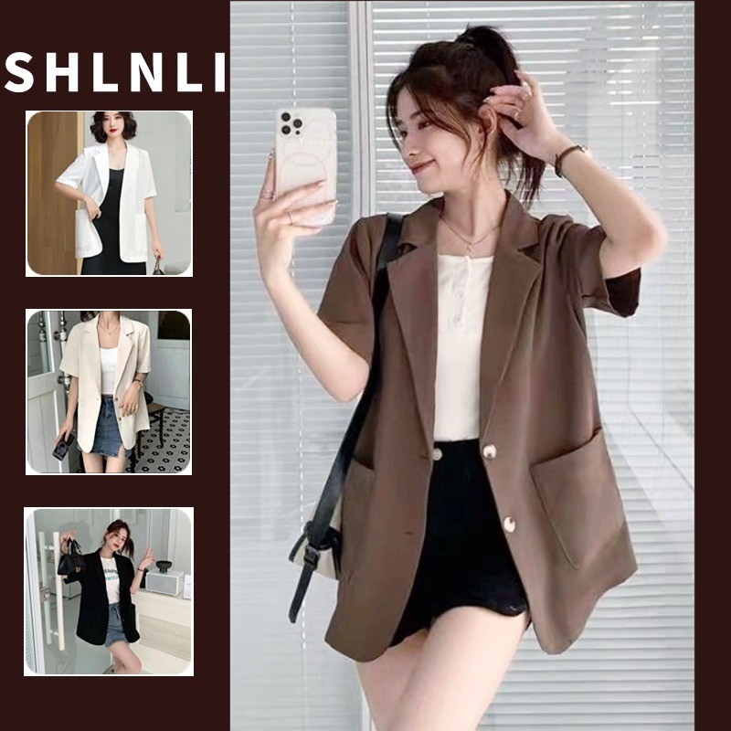 ลด 35%: เสื้อแจ็คเก็ตสูทแขนสั้น