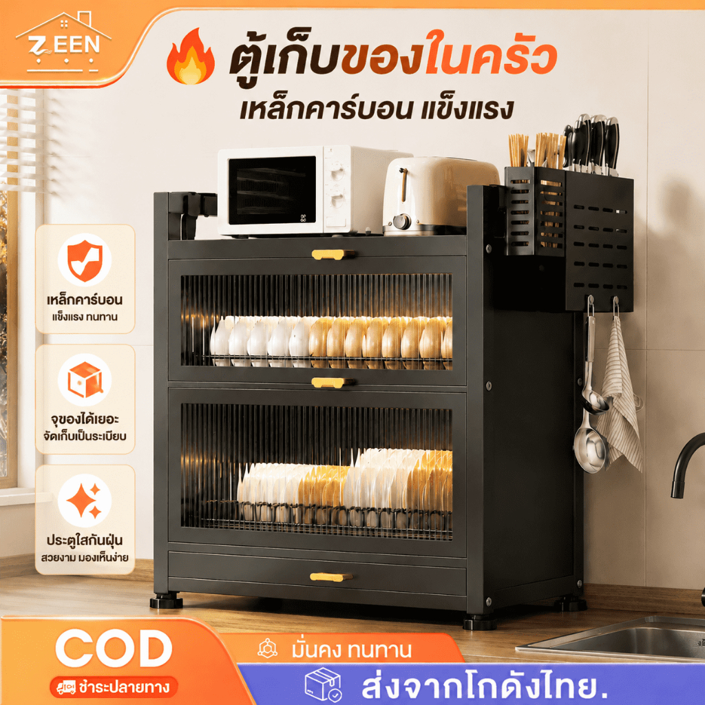 ลด 49.6% ตู้เก็บจานแบบเปิดยกขึ้น