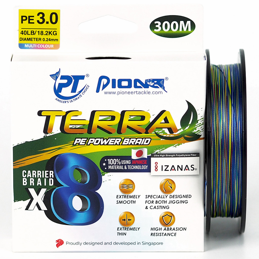 ลด 44%: สายพีอี PE PIONEER TERRA X8
