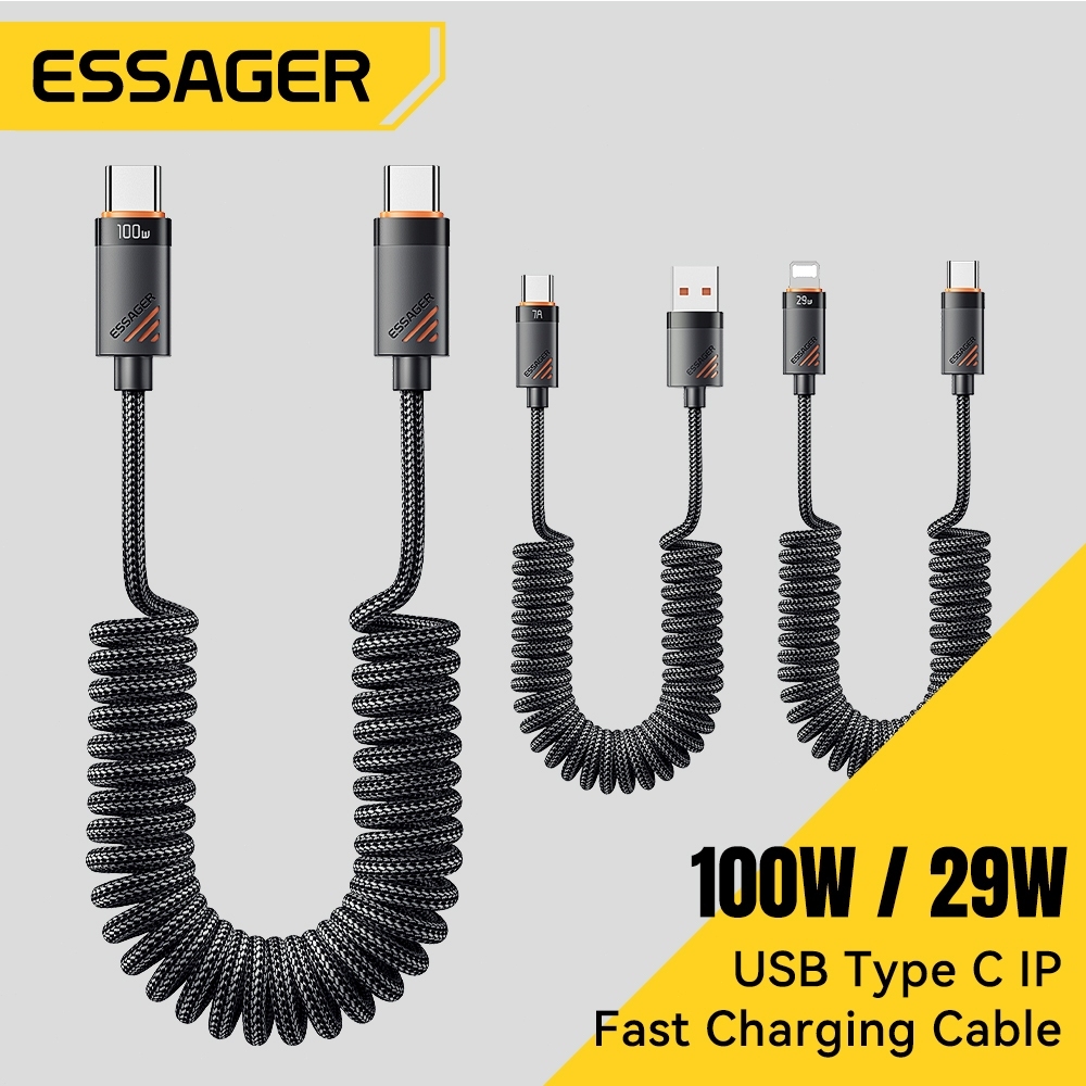 ลด 43%: Essager 100W C/A to Type-C