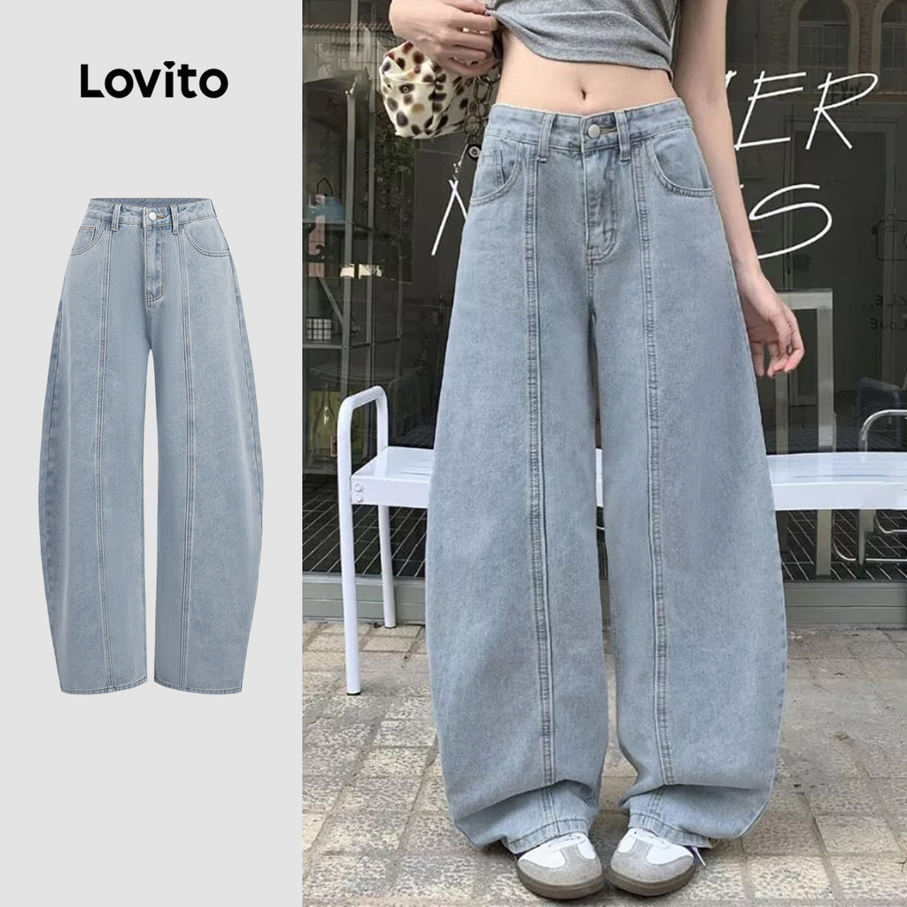 ราคาลดลงใหม่: Lovito กางเกงยีนส์ผู้หญิง