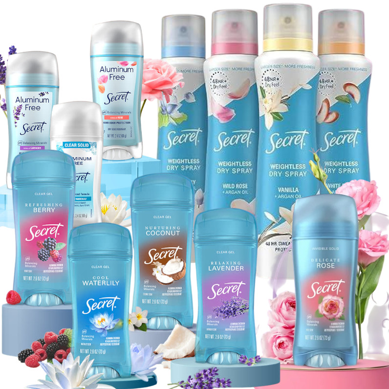ลด 31%: Secret Clear Gel/Solid Deodorant