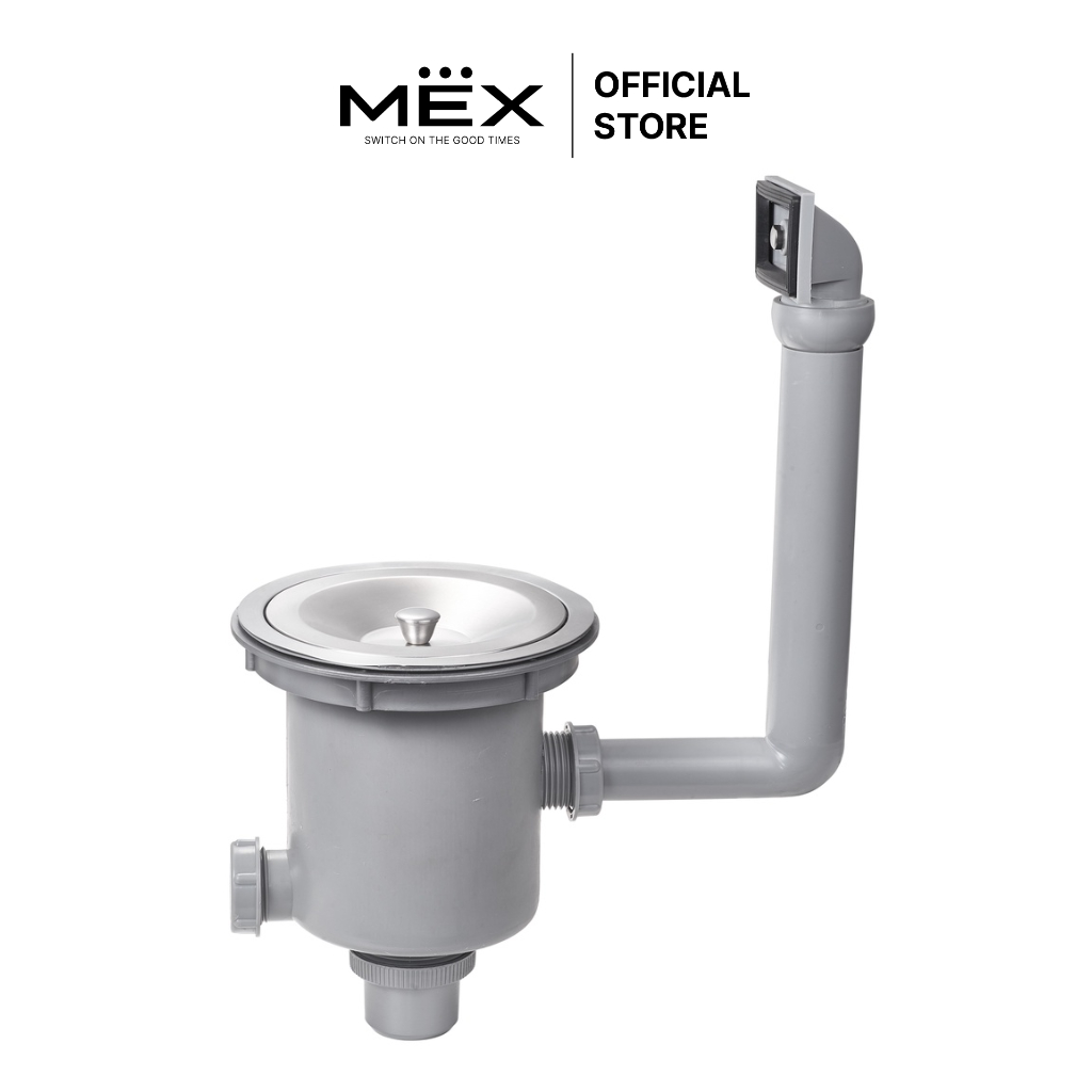 ลด 40%: MEX รุ่น B229 สะดืออ่างล้างจานพร้อมท่อน้ําล้น ขนาด (ตะกร้ากรองเศษอาหาร)