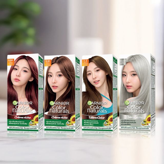 ยาย้อมผม Garnier ใช้ง่าย สะดวก สีติดทน ตัวช่วยเปลี่ยนลุคสวยได้ด้วยตัวเอง