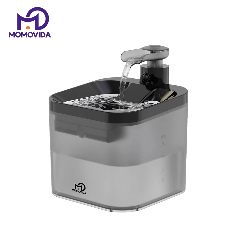 MOMOVIDA น้ำพุแมวอัตโนมัติ ไร้สาย รุ่น PW-1 ผู้ช่วยดูแลการดื่มน้ำของเจ้าเหมียวแบบอัจฉริยะ