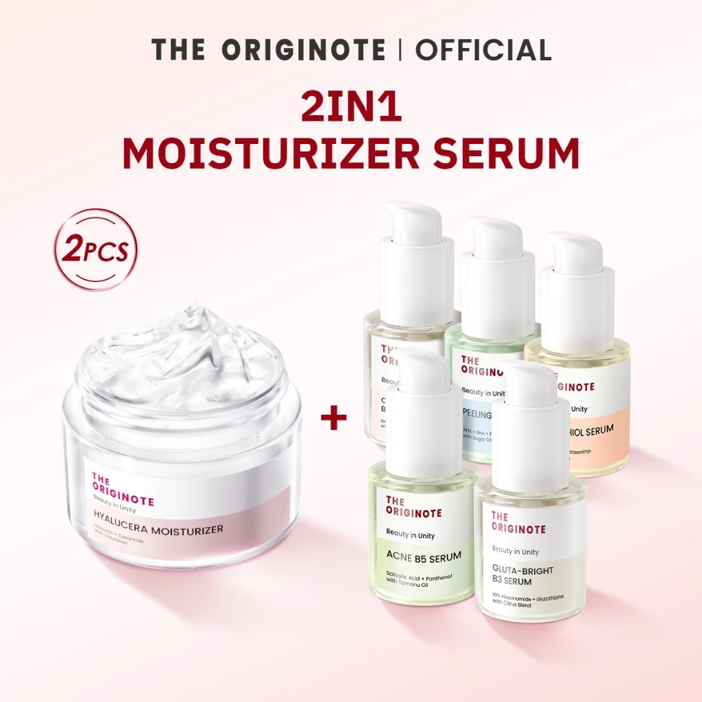 The Originote Skincare ตัวช่วยผิวใสสายส่วนผสมเข้มข้น เซรั่มและมอยส์เจอไรเซอร์ที่สายสกินแคร์พูดถึง