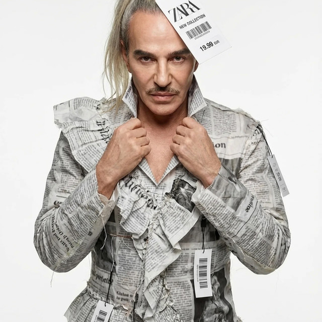 John Galliano ร่วมงานครั้งสำคัญกับ Zara แบรนด์แฟชั่นระดับโลก