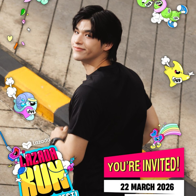 Lazada เปิดตัวสกาย วงศ์รวีในฐานะ Brand Ambassador ใน Lazada Run Wellness Fest