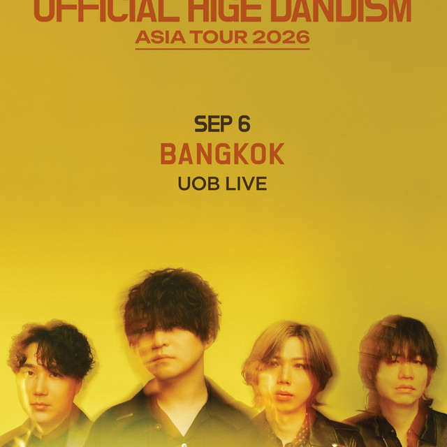OFFICIAL HIGE DANDISM เตรียมเปิดคอนเสิร์ตแรกในกรุงเทพ 2026