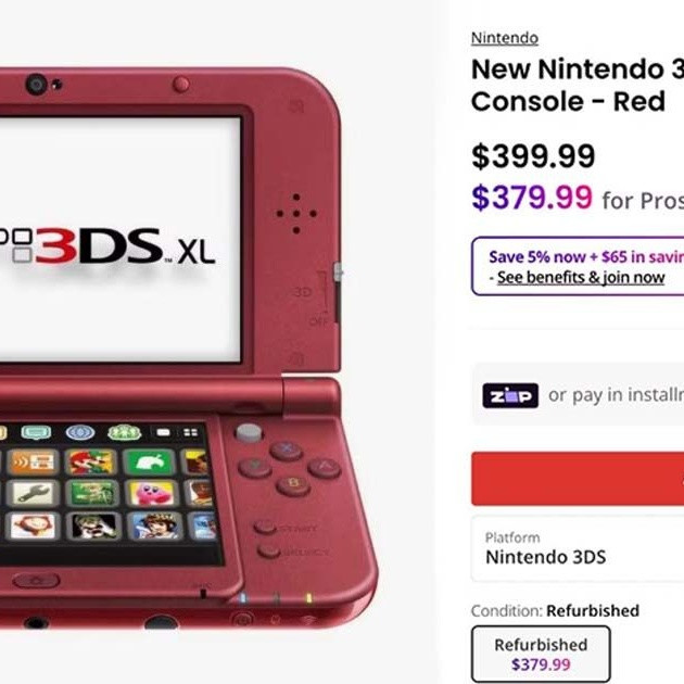 Nintendo 3DS XL มือสองแพงขึ้นจริงไหม ดราม่า GameStop