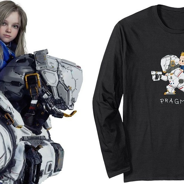 PRAGMATA เปิดขายเสื้อลาย Diana และ Hugh บน Amazon