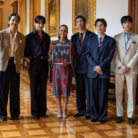 BTS พบประธานาธิบดีเม็กซิโก ก่อนเปิดเวิลด์ทัวร์ ARIRANG