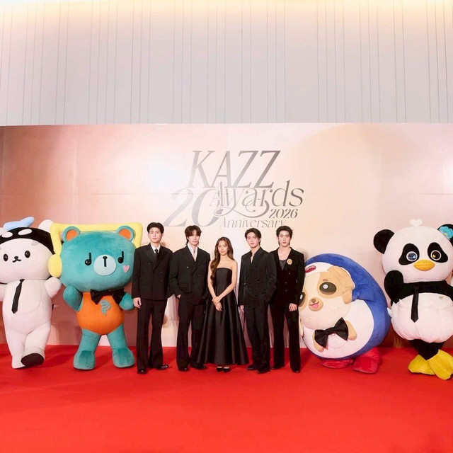 GMMTV กวาด 12 รางวัลสุดยิ่งใหญ่จาก Kazz Awards 2026