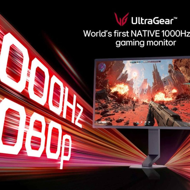 LG เปิดตัวจอเกม 1000Hz รุ่นแรกของโลก