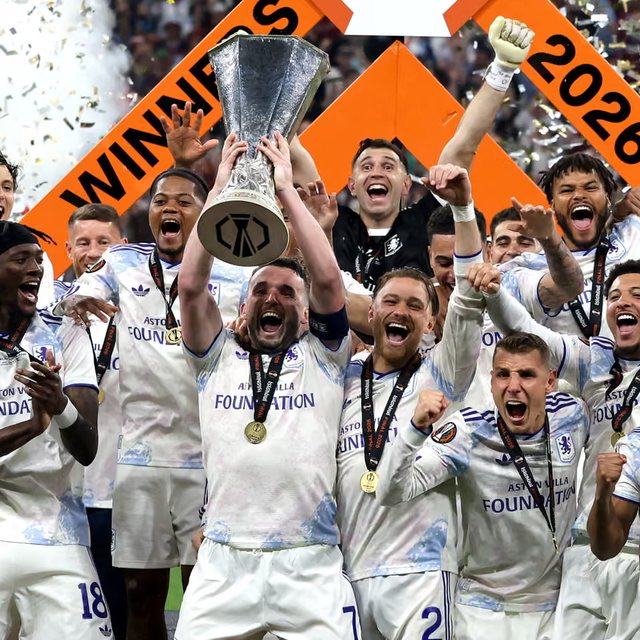 แอสตัน วิลล่า ถล่มไฟรบวร์ก 3-0 คว้าแชมป์ยูโรป้าลีก 2026