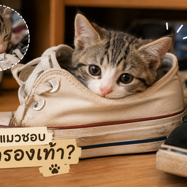 แมวชอบมุดรองเท้า เพราะอะไร? เฉลยเหตุผลที่ทาสแมวใจฟู