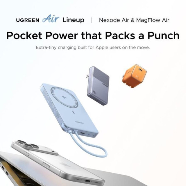 Ugreen เปิดตัวหัวชาร์จ 65W รุ่นใหม่ เน้นใช้งานกับ MacBook Air