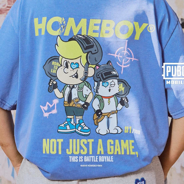 เจาะเสื้อยืด ฮู้ดดี้ และกางเกง HOMEBOY
