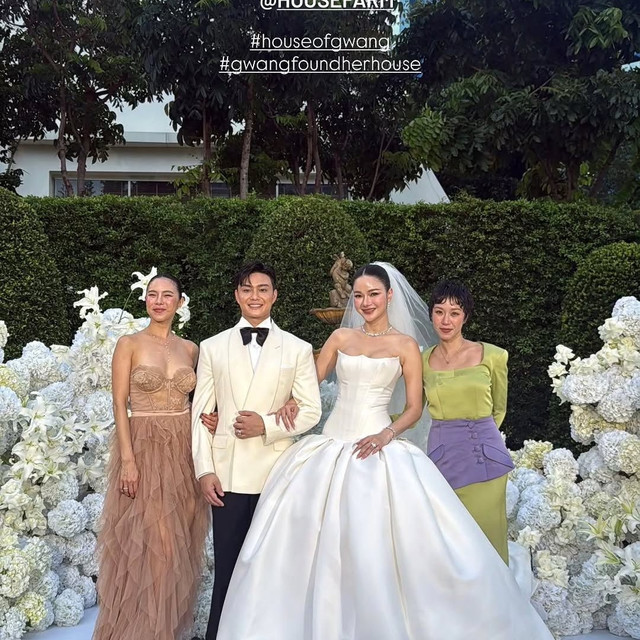 กวาง เดอะเฟซ ฉลองวิวาห์สุดโรแมนติก กับ ไฮโซเฮ้าส์
