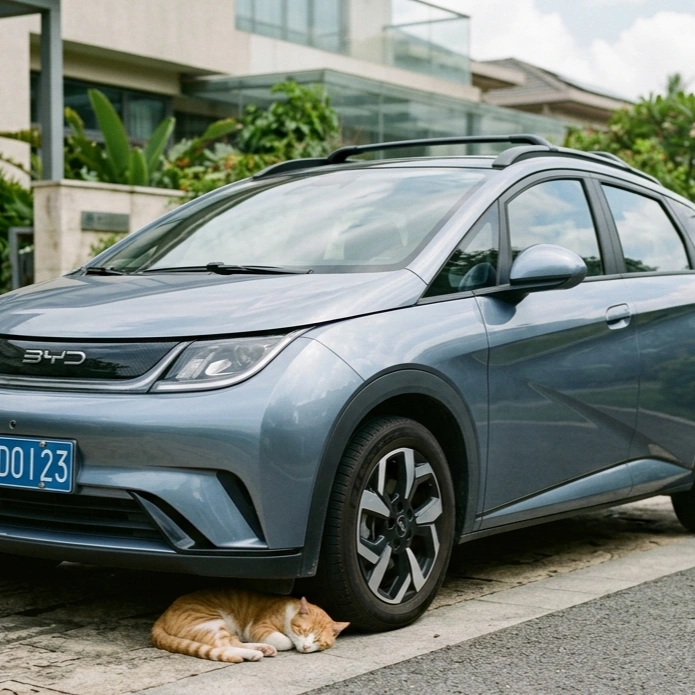 BYD จดสิทธิบัตรระบบตรวจจับสัตว์ใต้รถ ลดอุบัติเหตุก่อนออกรถ