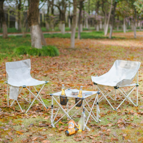 MOBI GARDEN เก้าอี้แคมป์ปิ้ง เก้าอี้พับ เก้าอี้ปิกนิก กลางแจ้ง สะดวกสบาย แบบพกพา เก้าอี้ตกปลา ขนาดใหญ่ Image2