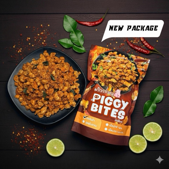 คุ้มพิเศษ 17% พริกกากหมู เคี้ยวเพลินๆ(รสต้มยำ)