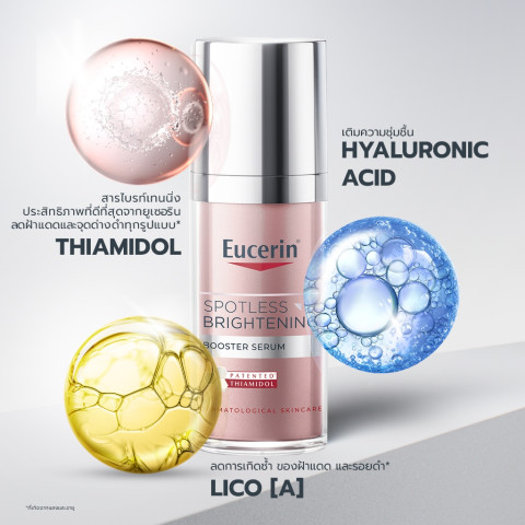 Eucerin SPOTLESS BRIGHTENING THIAMIDOL BOOSTER SERUM 30 ML เซรั่มจัดการฝ้าแดด กระ จุดด่างดำแก้ยาก Image5