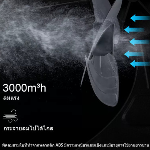 พัดลมไอเย็น พัดลมแอร์ พัดลมไอน้ำ เครื่องปรับอากาศเคลื่อนที่เย็นๆ ความจุขนาด แอร์พกพา พัดลมเย็นแอร์ แอร์เคลื่อนที่120L Image6