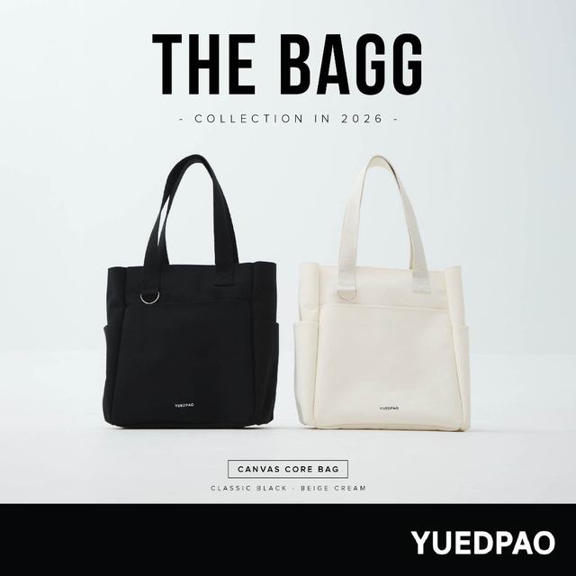 Yuedpao Canvas Core Bag กระเป๋าสะพายข้างแฟชั่น กระเป๋าอเนกประสงค์ กระเป๋ายืดเปล่า