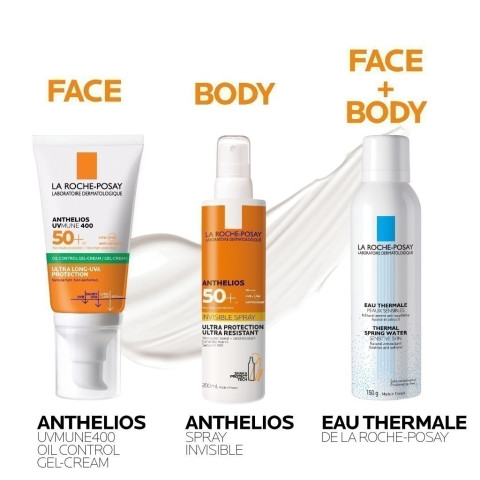 ลา โรช-โพเซย์ La Roche-Posay Anthelios UVMune400 Oil Control Gel Cream ครีมกันแดด กันแดด ครีมกันแดดหน้า 50มล. Image7