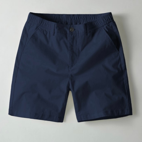 กางเกงขาสั้นผู้ชาย เอวยางยืด กางเกง ขาสั้น ชาย ผ้ายืด Image2