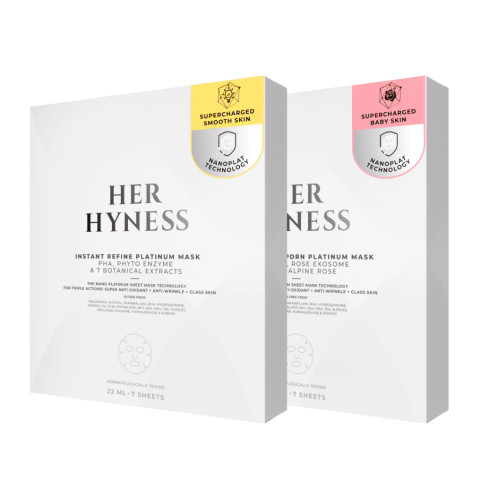 HER HYNESS NANO PLATINUM MASK BOX DUO คละสูตรได้ มาส์ก 2 กล่อง รวมมาส์ก fix ทุกปัญหาผิว Image4