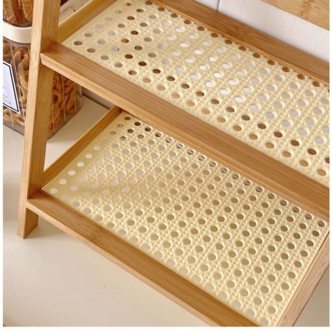 BHQ ชั้นวางเครื่องปรุง ไม้ไผ่ ชั้นวางของ 2 ชั้น สไตล์มินิมอล สำหรับวางของบนโต๊ะ Image5