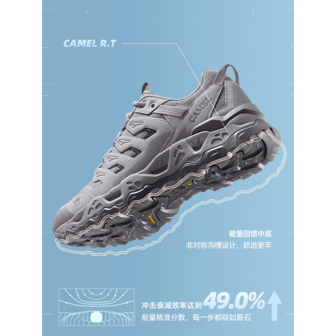 AMERICAN CAMEL รองเท้าเดินป่า พื้นหนา สำหรับผู้ชาย Image2