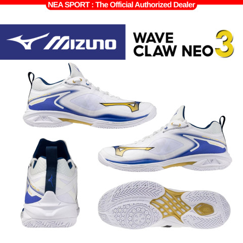 [รุ่น Signature] MIZUNO Badminton Wave Claw Neo 3 หน้ากว้าง รองเท้าแบด มิซูโน่ Image8