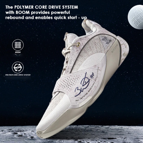 รองเท้าบาสเก็ตบอล LI-NING Wade All City 13 Encore สำหรับผู้ชาย น้ำหนักเบา กระเด้งได้ดี แบบมืออาชีพ ABAV043 Image6