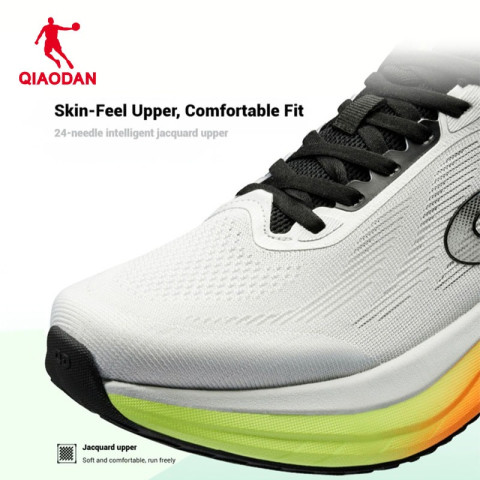 Qiaodan DS2 รองเท้าวิ่งผู้ชาย Cushion นุ่ม Bounce หน้าเท้ากว้าง น้ำหนักเบา คุ้มค่า สบายQXB023253217R Image2