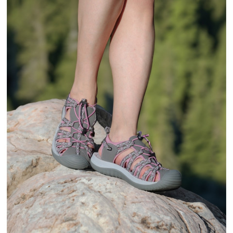 GRITION ผู้หญิงรองเท้ากีฬาเปิดนิ้วเท้าตาข่ายเดินป่ากีฬากลางแจ้งที่เดินสบายๆ Image7