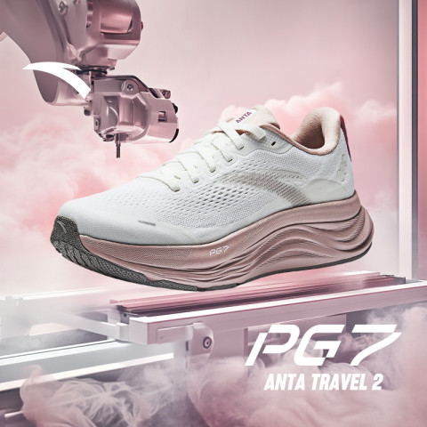ANTA Women Travel 2 PG 7 รองเท้าวิ่งผู้หญิง ระบบดีดตัว ระบายอากาศดี เหมาะสำหรับจ๊อกกิ้ง 1225B5546 Image1