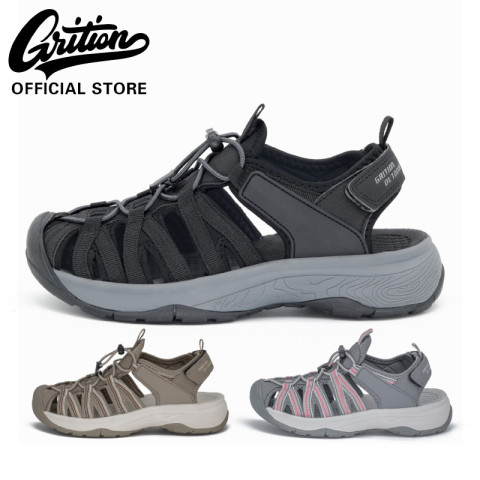 GRITION ผู้หญิงรองเท้ากีฬาเปิดนิ้วเท้าตาข่ายเดินป่ากีฬากลางแจ้งที่เดินสบายๆ Image1