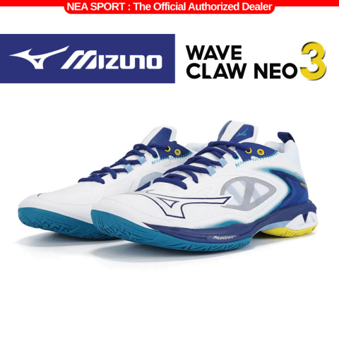 [รุ่น Signature] MIZUNO Badminton Wave Claw Neo 3 หน้ากว้าง รองเท้าแบด มิซูโน่ Image2