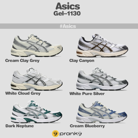 (พร้อมส่ง&พร้อมส่ง12-15วัน) รองเท้า Asi Gel-1130 Cream Clay Grey/Clay Canyon/White Cloud Grey ลิขสิทธิ์แท้ 100% Image1