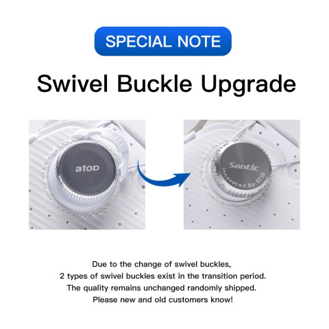 Santic ขี่จักรยานรองเท้าผู้ชายคาร์บอนไฟเบอร์ Outsole รองเท้าจักรยานถนนผู้หญิง Breathable ATOP Reel Knob Lacing ระบบ WZS24043 Image7