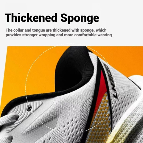 Qiaodan LH600 รองเท้าวิ่งผู้ชายพื้นหนาเบาะกว้าง Stable Jogging Breathable QXB023253213ร Image7