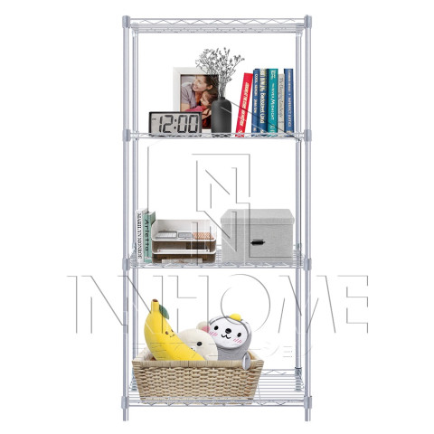 InnHome ชั้นวางของ 4 ชั้นวางคร่อมไมโครเวฟ อเนกประสงค์ รับน้ำหนักได้มาก 120Kg ขนาด 120x56x35cm รุ่น Z4 Image2