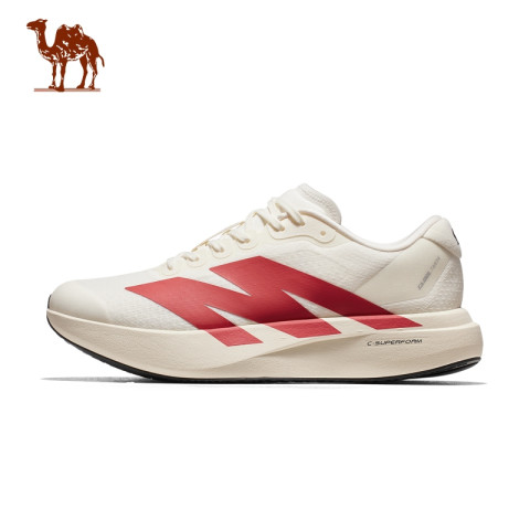 CAMEL CROWN รองเท้าวิ่งคาร์บอนไฟเบอร์สําหรับผู้ชายและผู้หญิง รองเท้ากีฬากันลื่นและระบายอากาศได้ Image1