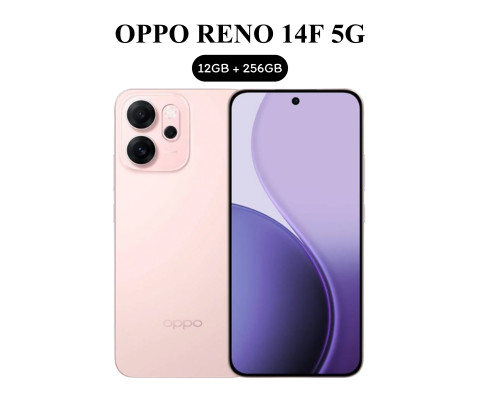 OPPO Reno14F(5G) 12+256G โทรศัพท์มือถือ AI ถ่ายภาพอัจฉริยะ กันน้ำ/กันฝุ่น IP69 กล้อง 50 MP ชาร์จไว 45W แบตเตอรี่ 6000mAh ประกันศูนย์ 1ปี Image1
