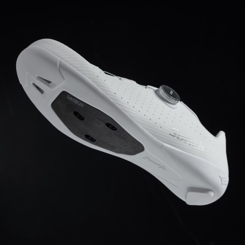 Santic ขี่จักรยานรองเท้าผู้ชายคาร์บอนไฟเบอร์ Outsole รองเท้าจักรยานถนนผู้หญิง Breathable ATOP Reel Knob Lacing ระบบ WZS24043 Image4