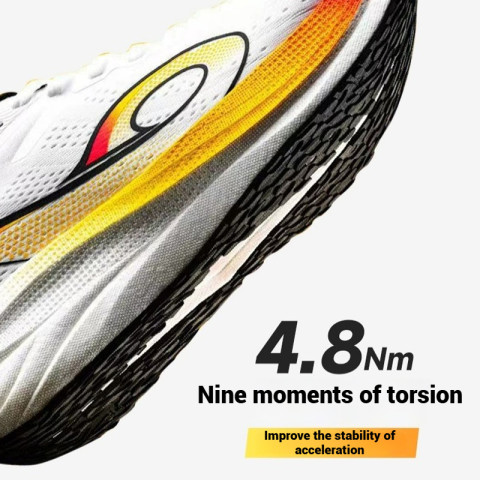 Qiaodan LH600 รองเท้าวิ่งผู้ชายพื้นหนาเบาะกว้าง Stable Jogging Breathable QXB023253213ร Image5