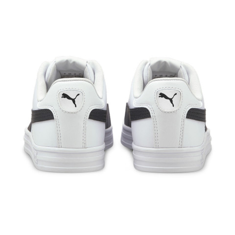 PUMA BASICS - รองเท้ากีฬาข้อต่ำ Smash Vulcanised V3 สีดำ - 38075202 Image3